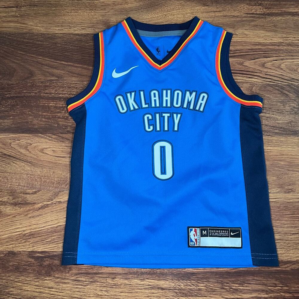 Oklahoma City Thunder Nike Westbrook Basketball Jersey Youth Size 5/6